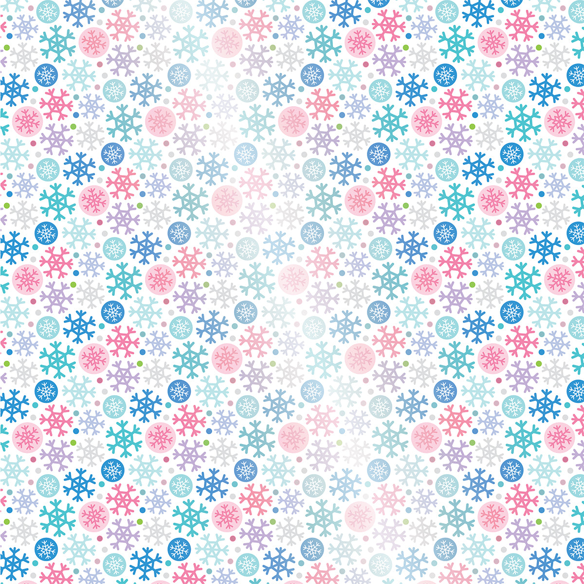 Snowflake Season Blizzard Printed Acetate