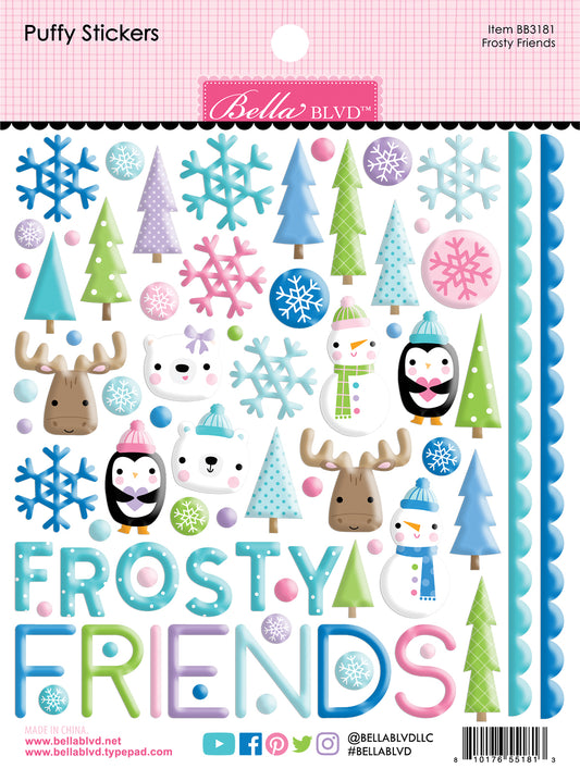 Bella Blvd Snowflake Season Puffy Stickers