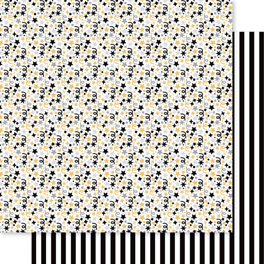 Bella Blve It's Time To Party - Party time  Scrapbook Paper