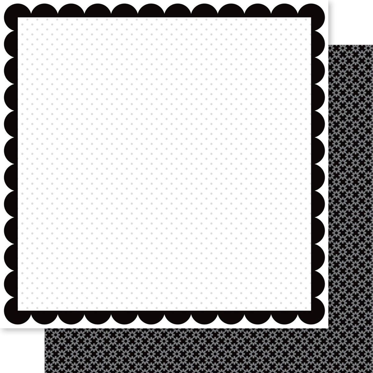 Black tie Frame Time to Celebrate Scrapbook Paper