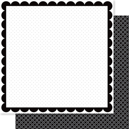 Black tie Frame Time to Celebrate Scrapbook Paper