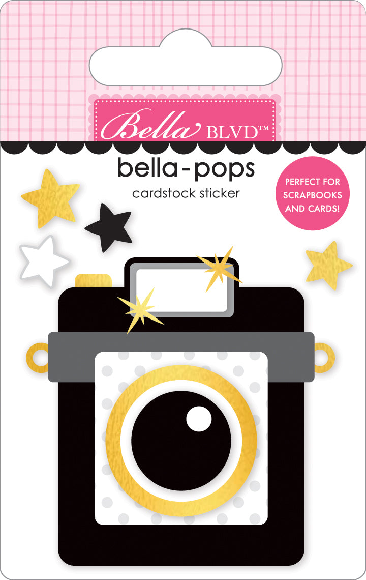 Let's Celebrate Glam Cam Bella Pop Stickers