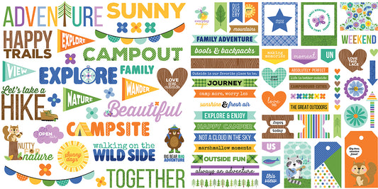 Bella Blvd Adventure Awaits Word Die Cut Ephemera