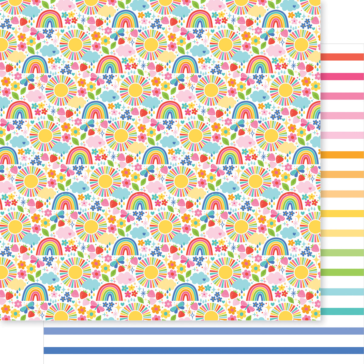 Bella Blvd Walking on Sunshine Sunshine Party Scrapbook Paper