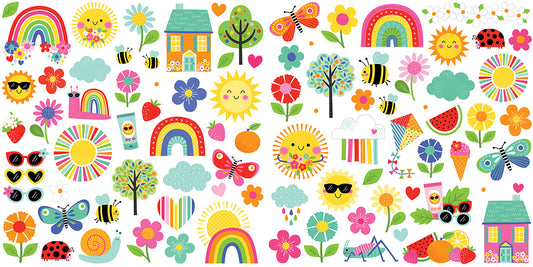 Walking on Sunshine Ephemera Icons Die Cuts