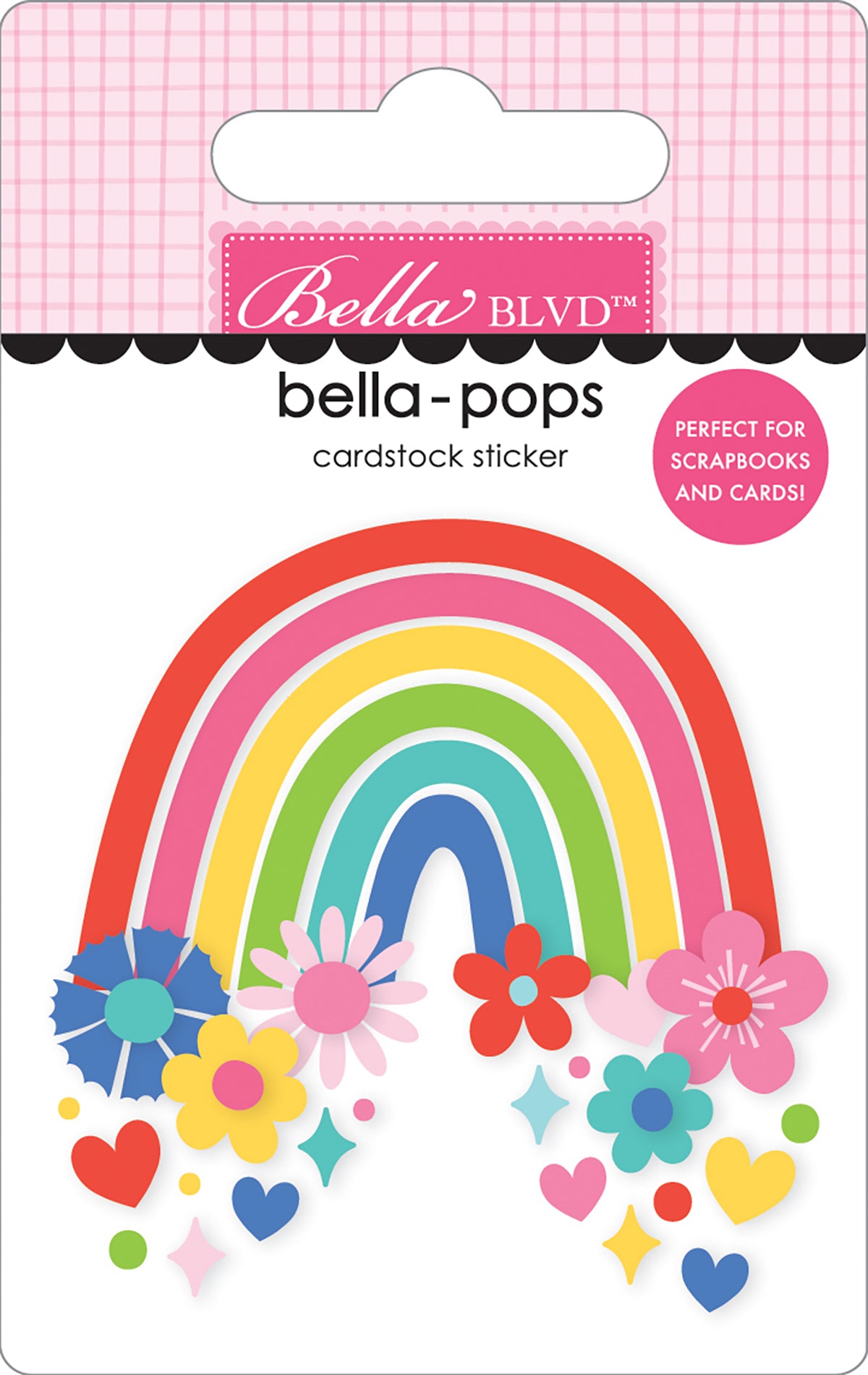 Rainbow of Happy 3d Bella Pop Stickers