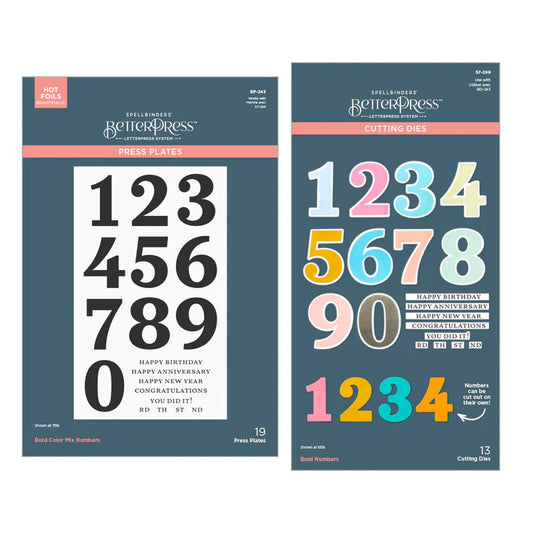 Color Mix Celebrations BetterPress and Die Bundle