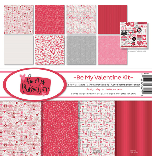 Reminisce Be My Valentine Scrapbook Collection Kit