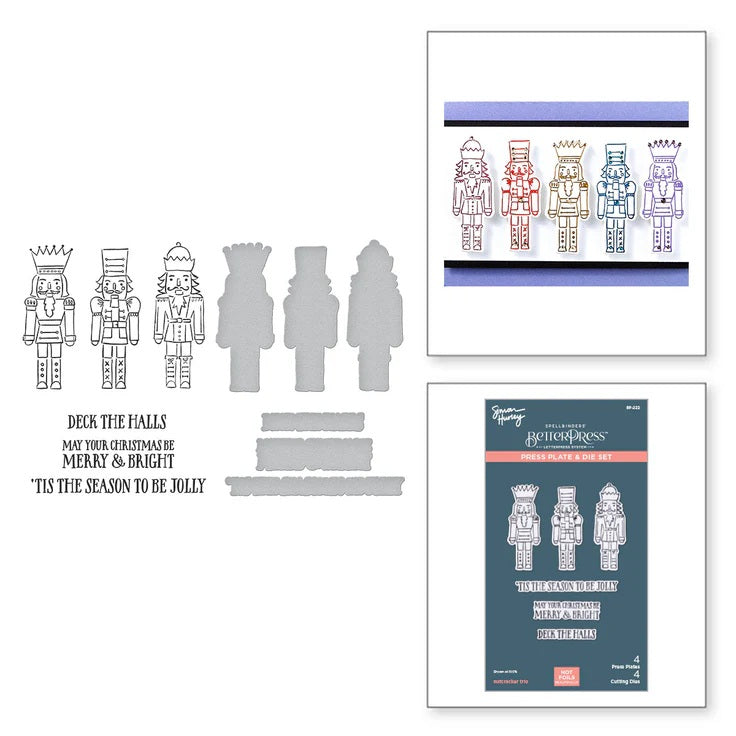 Nutcracker Trio Combo BetterPress Plate and Die Set