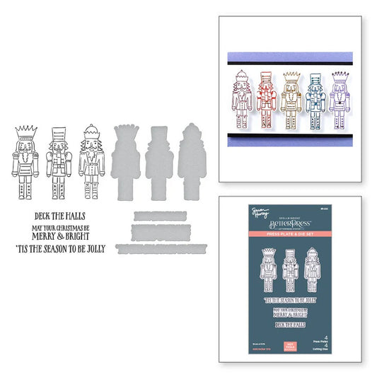 Nutcracker Trio Combo BetterPress Plate and Die Set