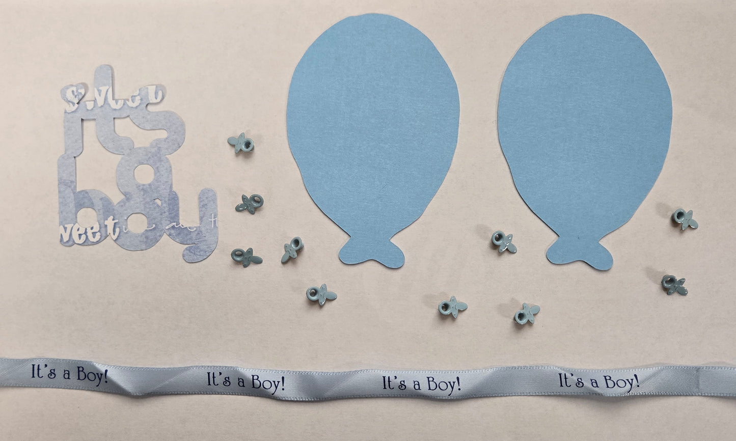 Baby Boy Embellishments Set