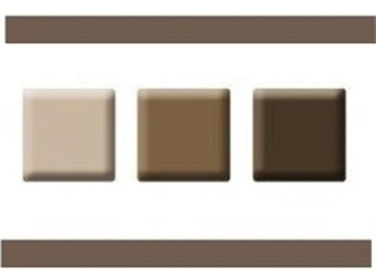 Bazzill Monocramatic RAISIN Square Brads Assortment