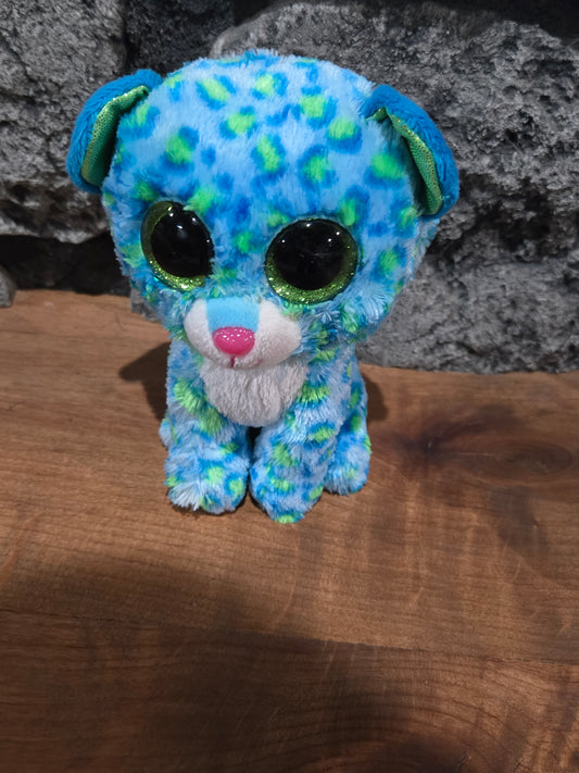 Leona Leopard Beanie Boo Plush