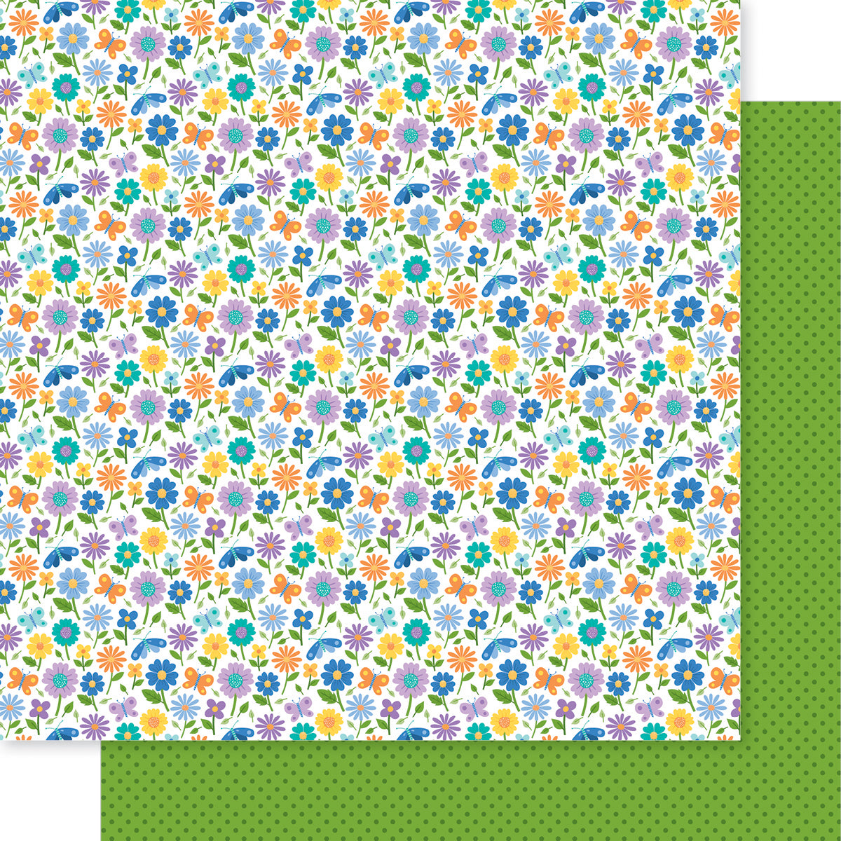 Bella Blvd Adventure Awaits Mini Meadows Scrapbook Paper