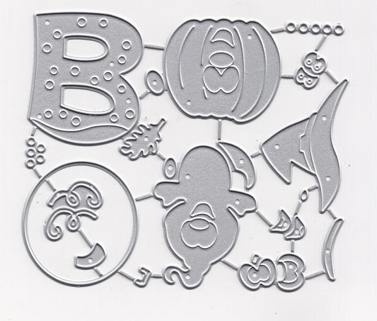 Halloween Boo Dies Set