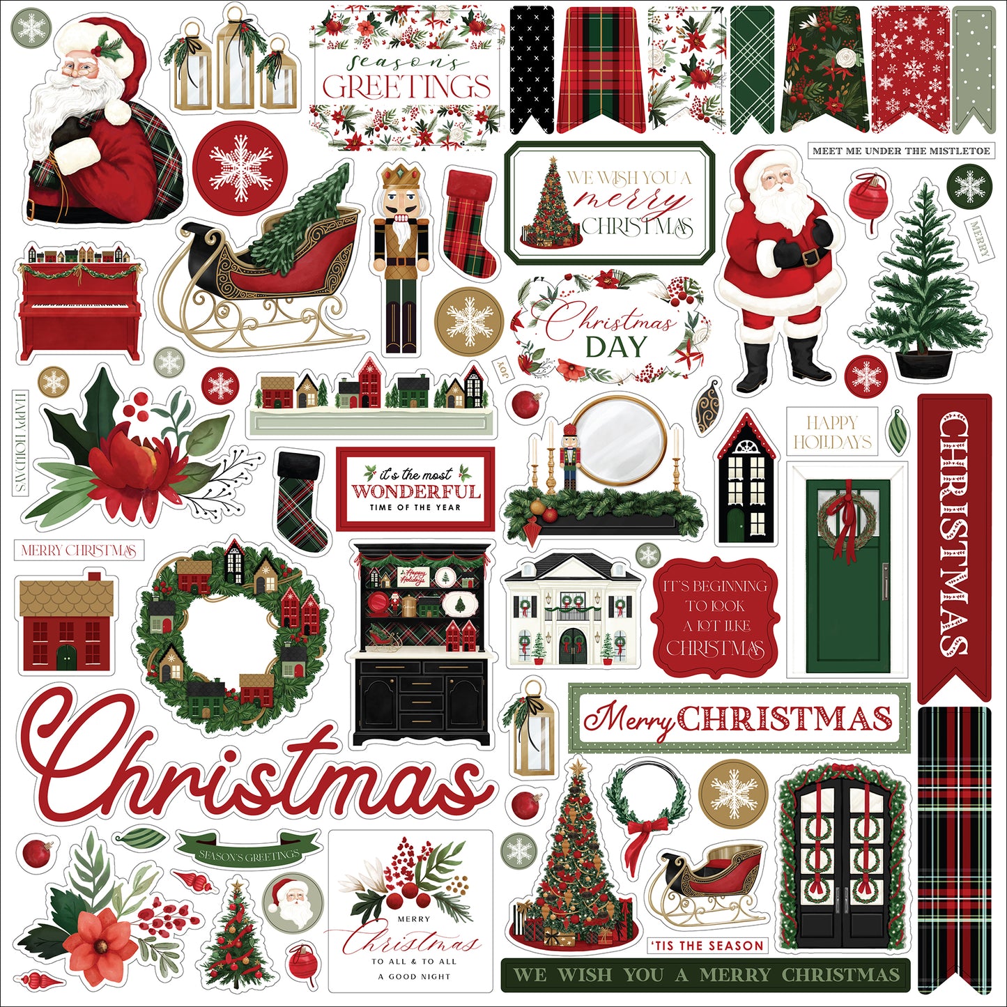 Carta Bella a Wonderful Christmas Stickers