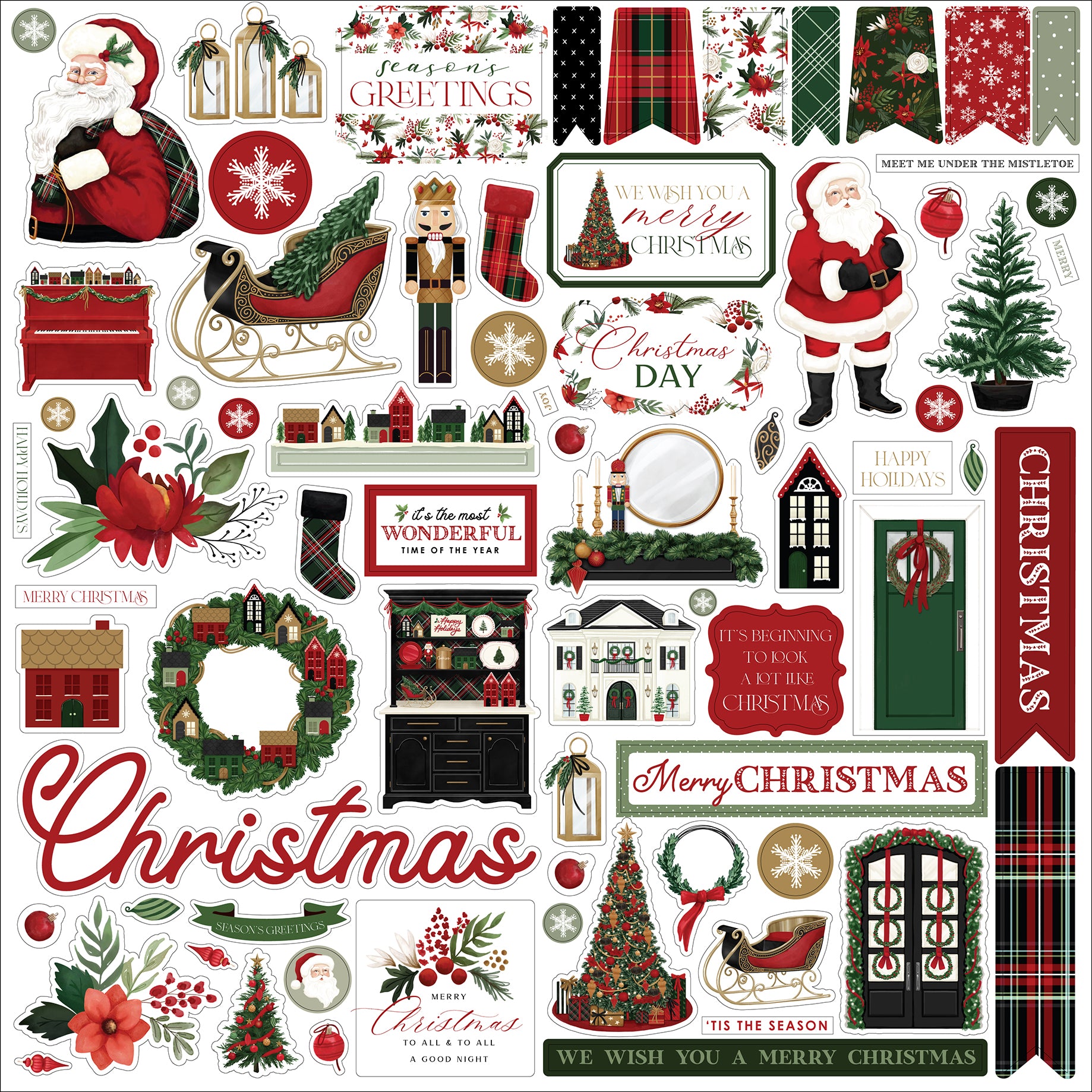 Carta Bella a Wonderful Christmas Stickers