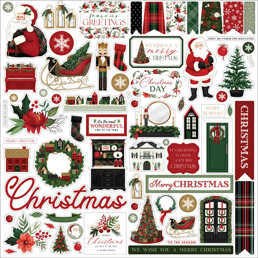 Carta Bella a Wonderful Christmas Stickers