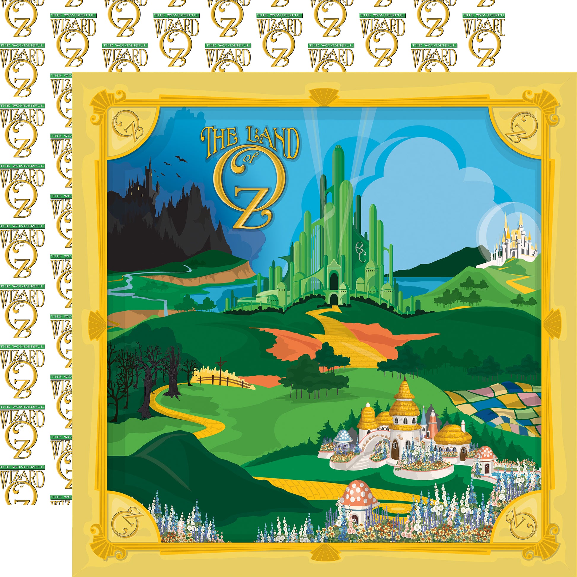 Echo Park Wizard of Oz the Land of Oz Scrapbook paper