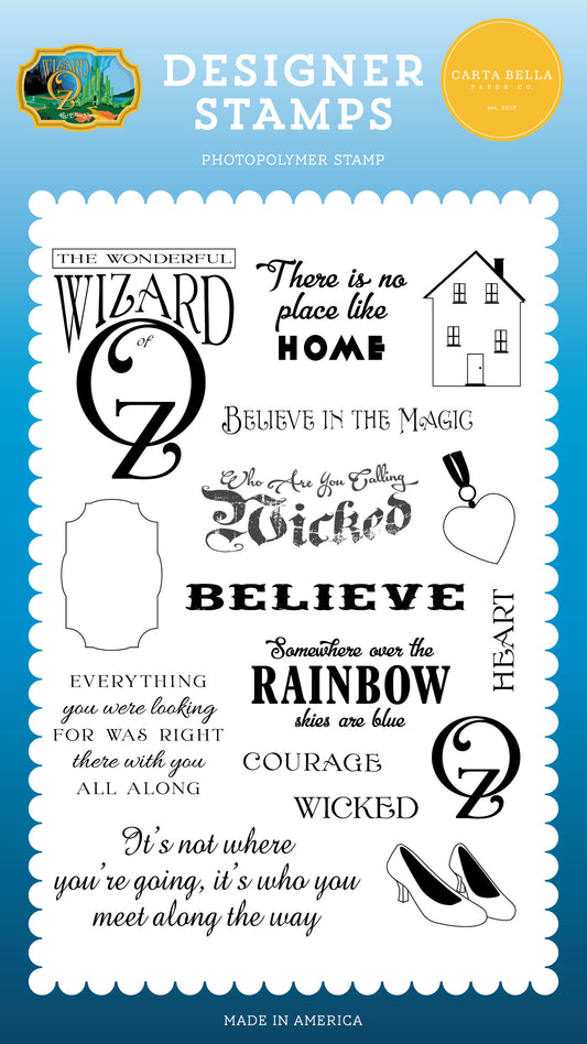 Wizard of Oz No Place Like Home Stamp Set