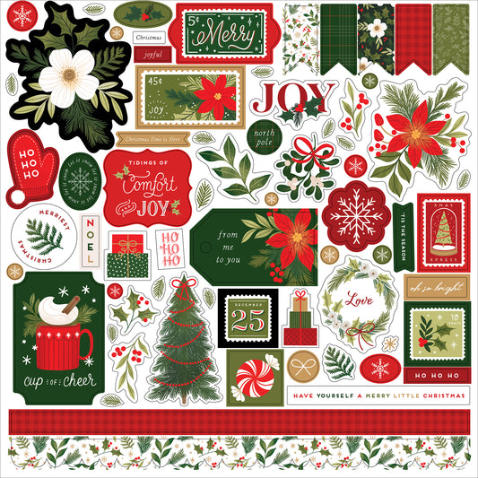 Echo Park Christmas Joy 12x12 Stickers
