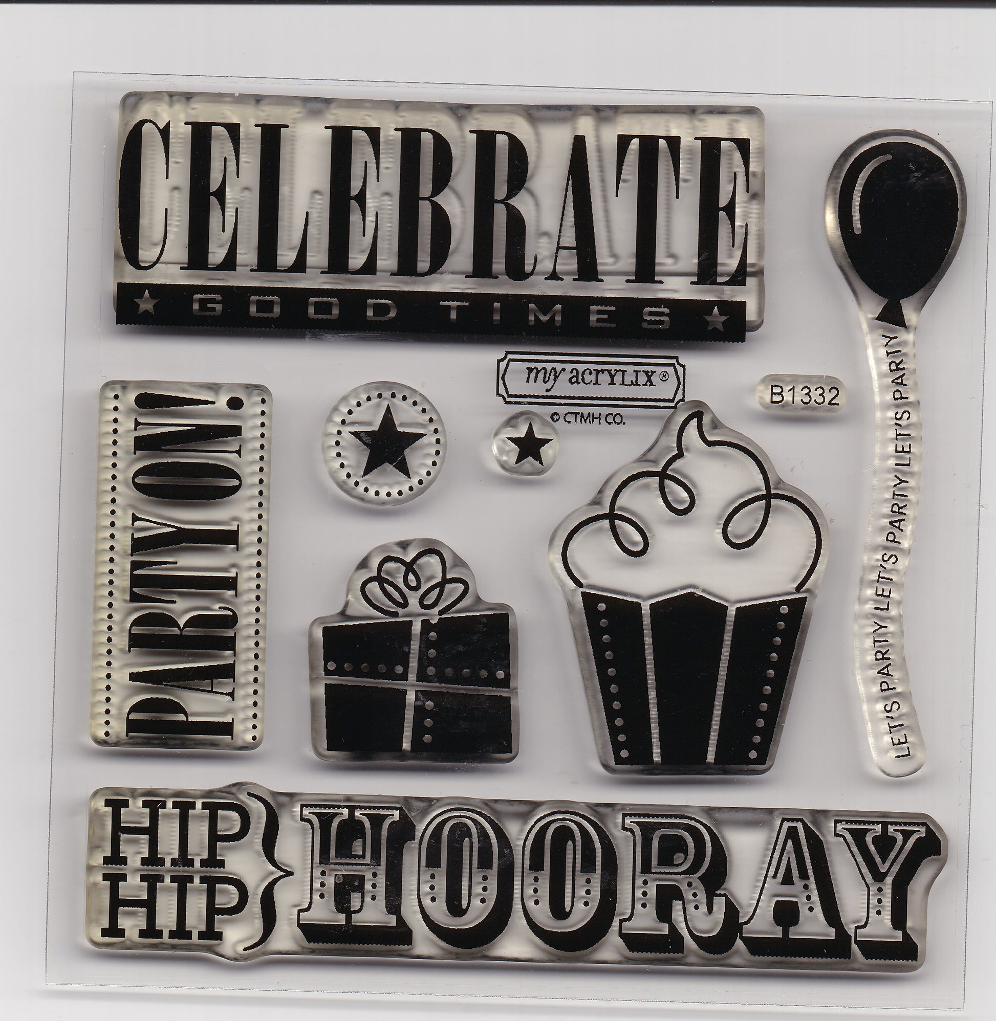 CTMH Good Times Clear Stamp Set