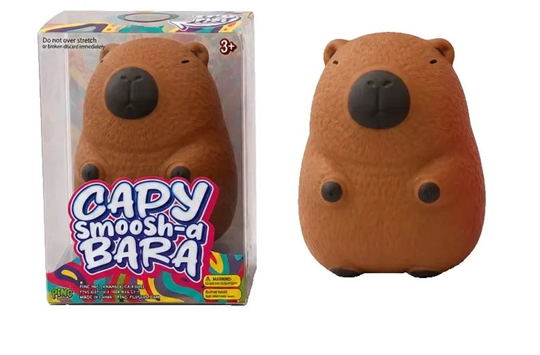 Capy Smoosh-a-Bara - Jumbo Squishy Brown