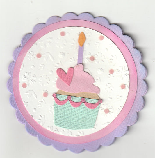 Cupcake Stand Up Birthday Card