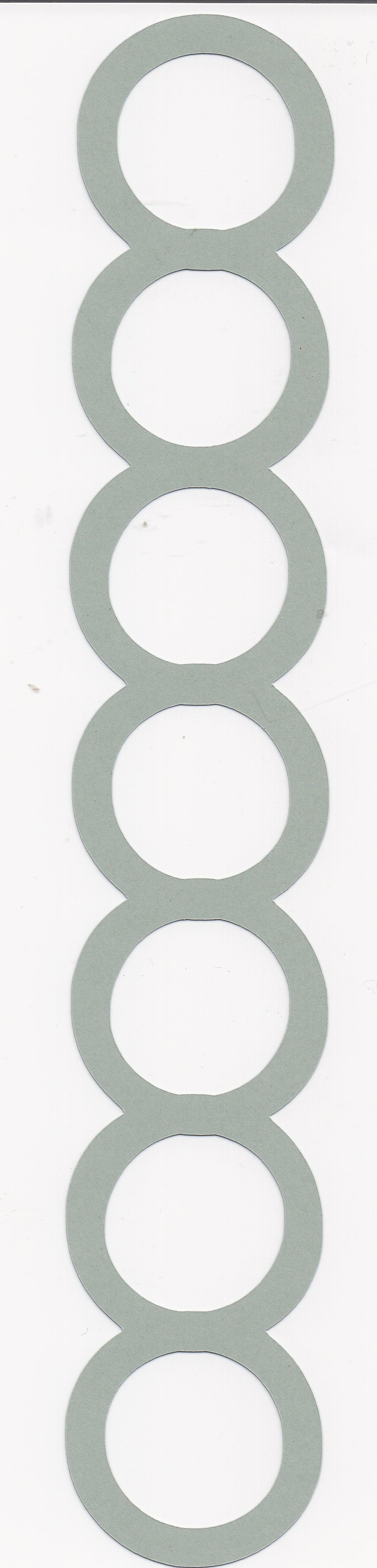 Circles Border Die Cut - Choose Color