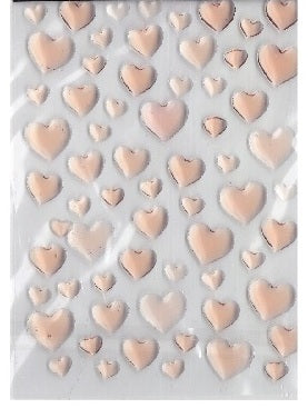Cloud 9 Rain Dots Fuchsia Hearts