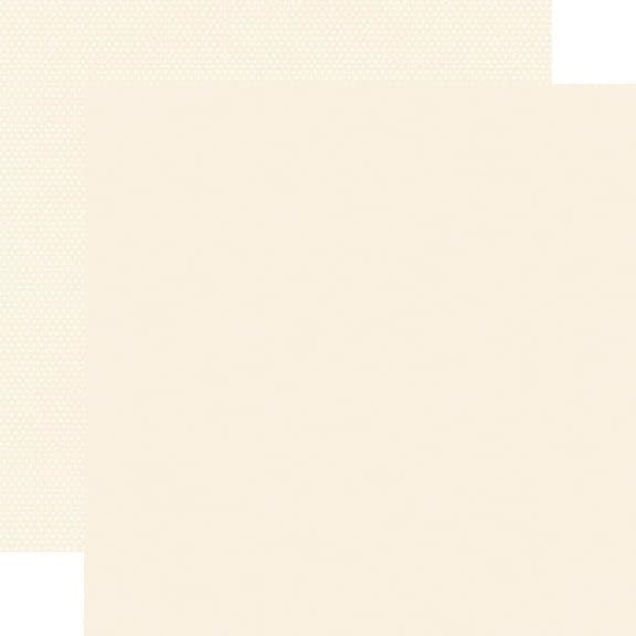 Color Vibe Cream Polka Dot Embossed Cardstock