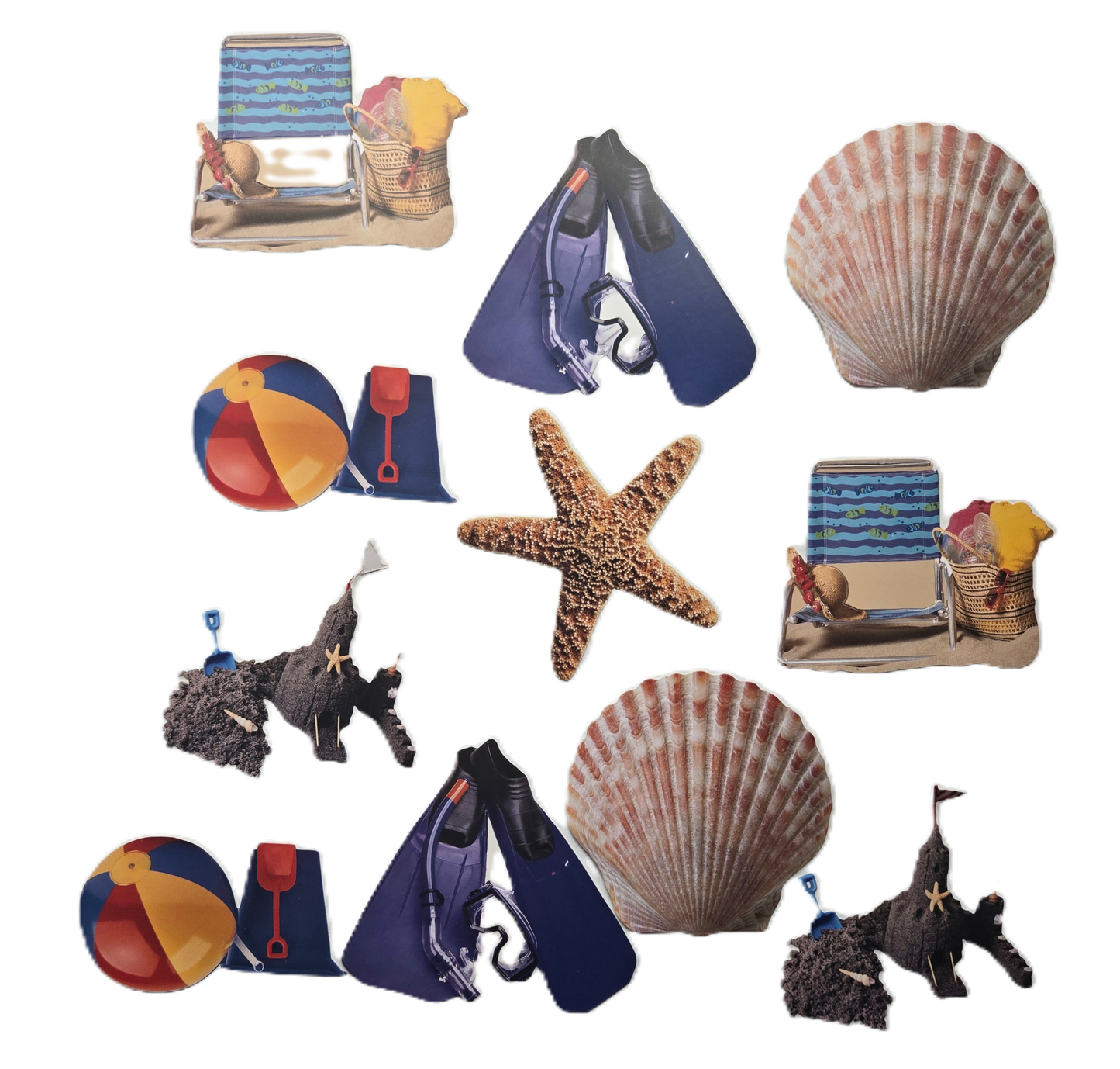 Beach Photo Graphic Die Cuts