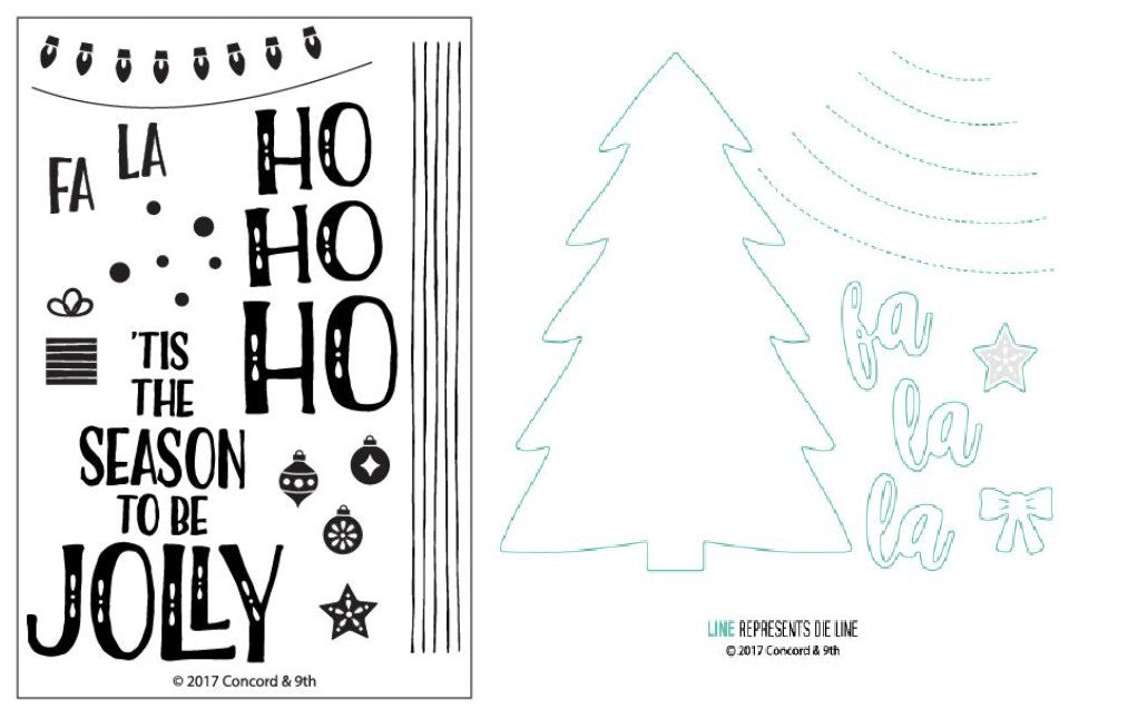 Concord & 9th Trim the Tree Stamps and Dies Set