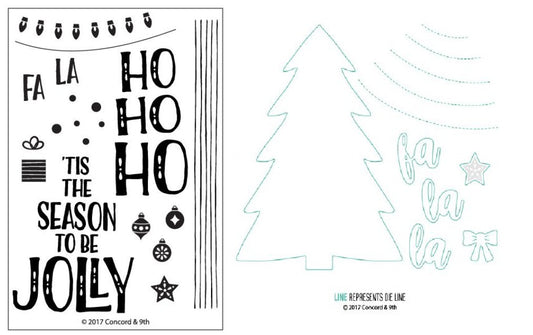 Concord & 9th Trim the Tree Stamps and Dies Set