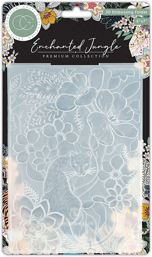 Enchanted Jungle 3d Embossing Folder