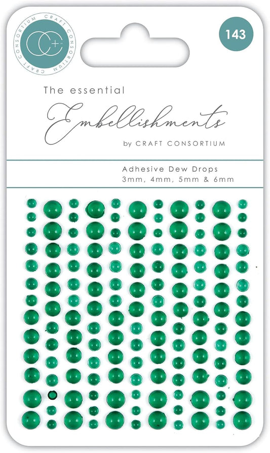 Craft Consortium Dew Drops Green