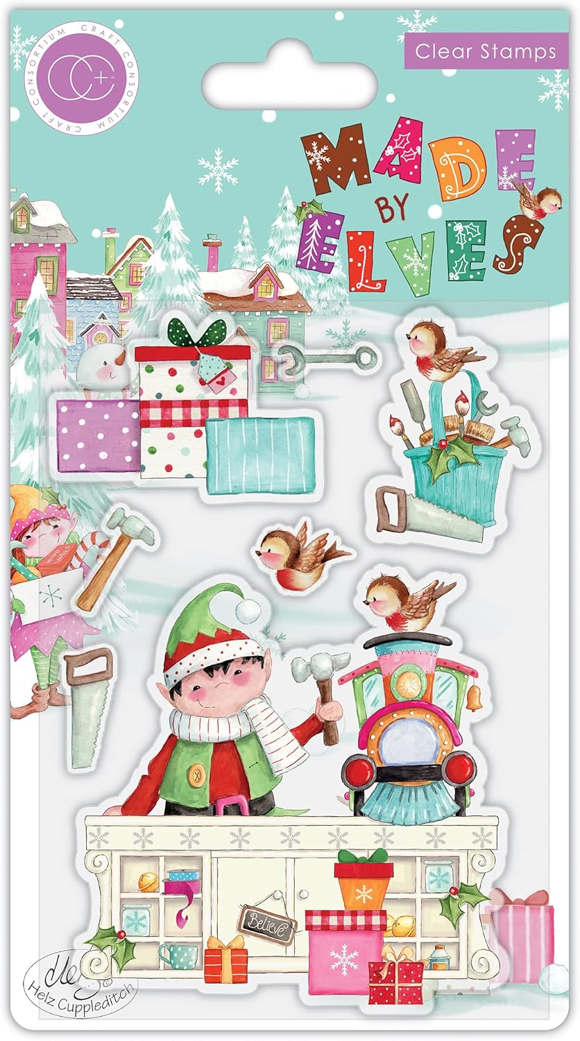 Craft Consortium Made by Elves Workshop Stamp Set