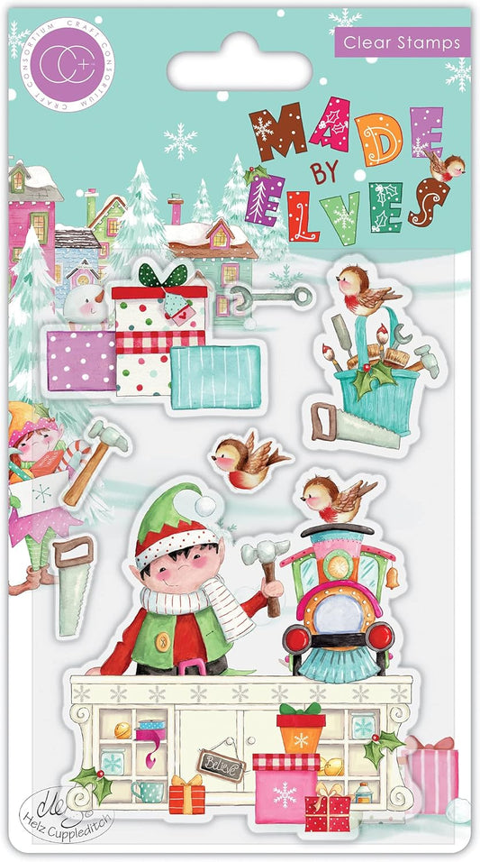 Craft Consortium Made by Elves Workshop Stamp Set