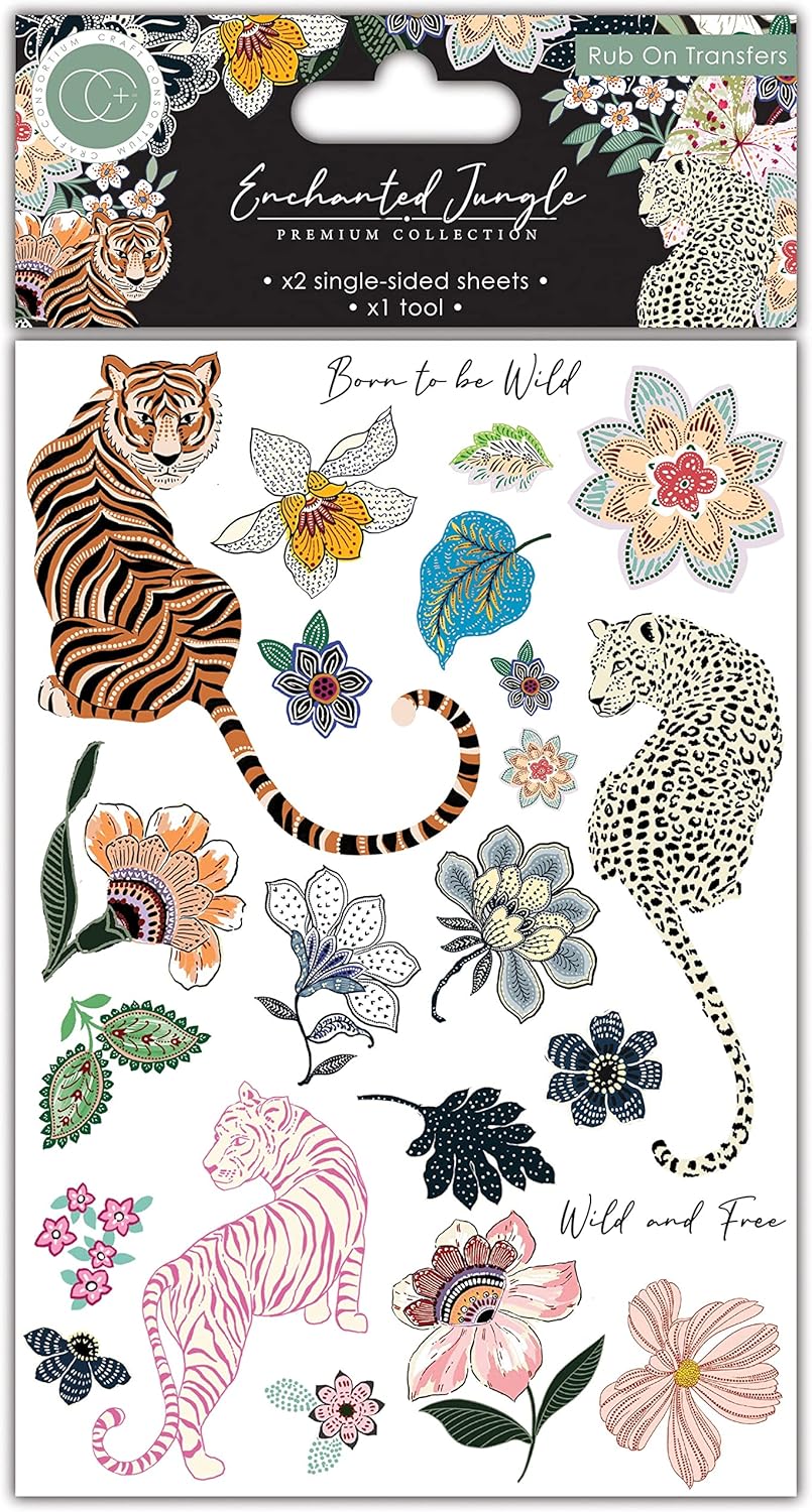 Enchanted Jungle RubOns by Craft Consortium