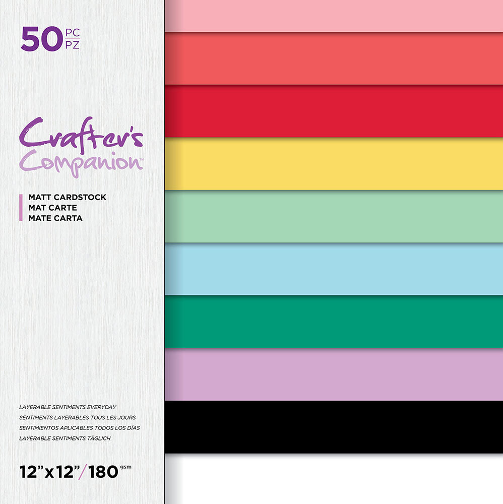Crafters Companion Everyday Bright Cardstock