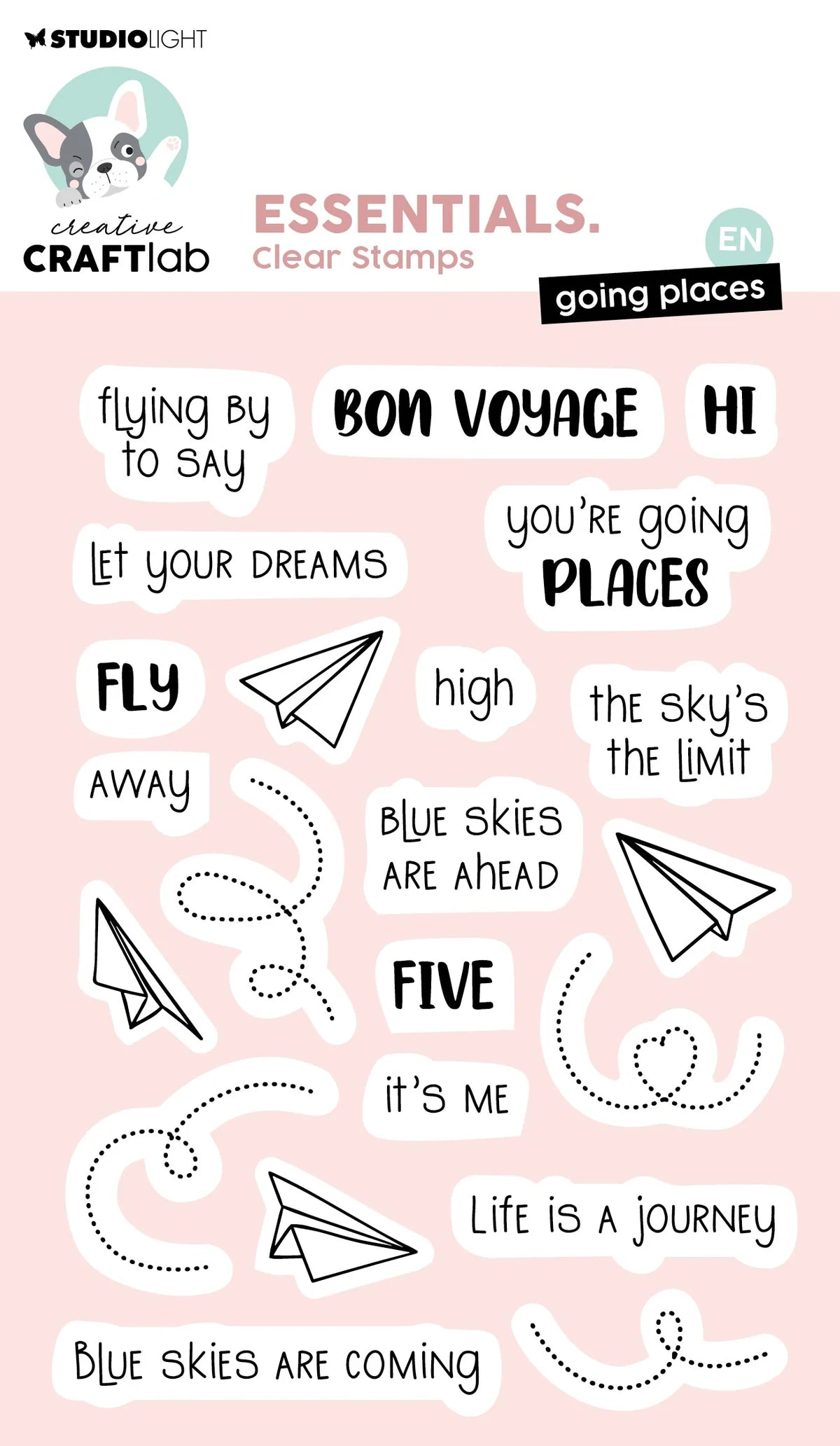 Studio Light Going Places Stamps Set
