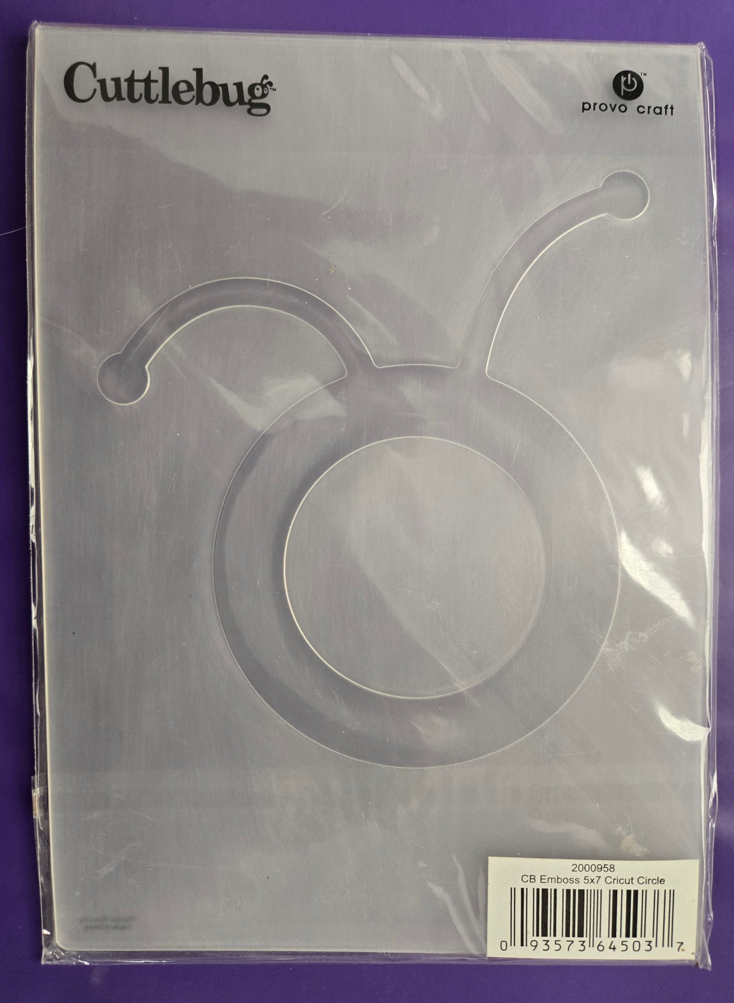 Cuttlebug Cricut Cutie Embossing Folder