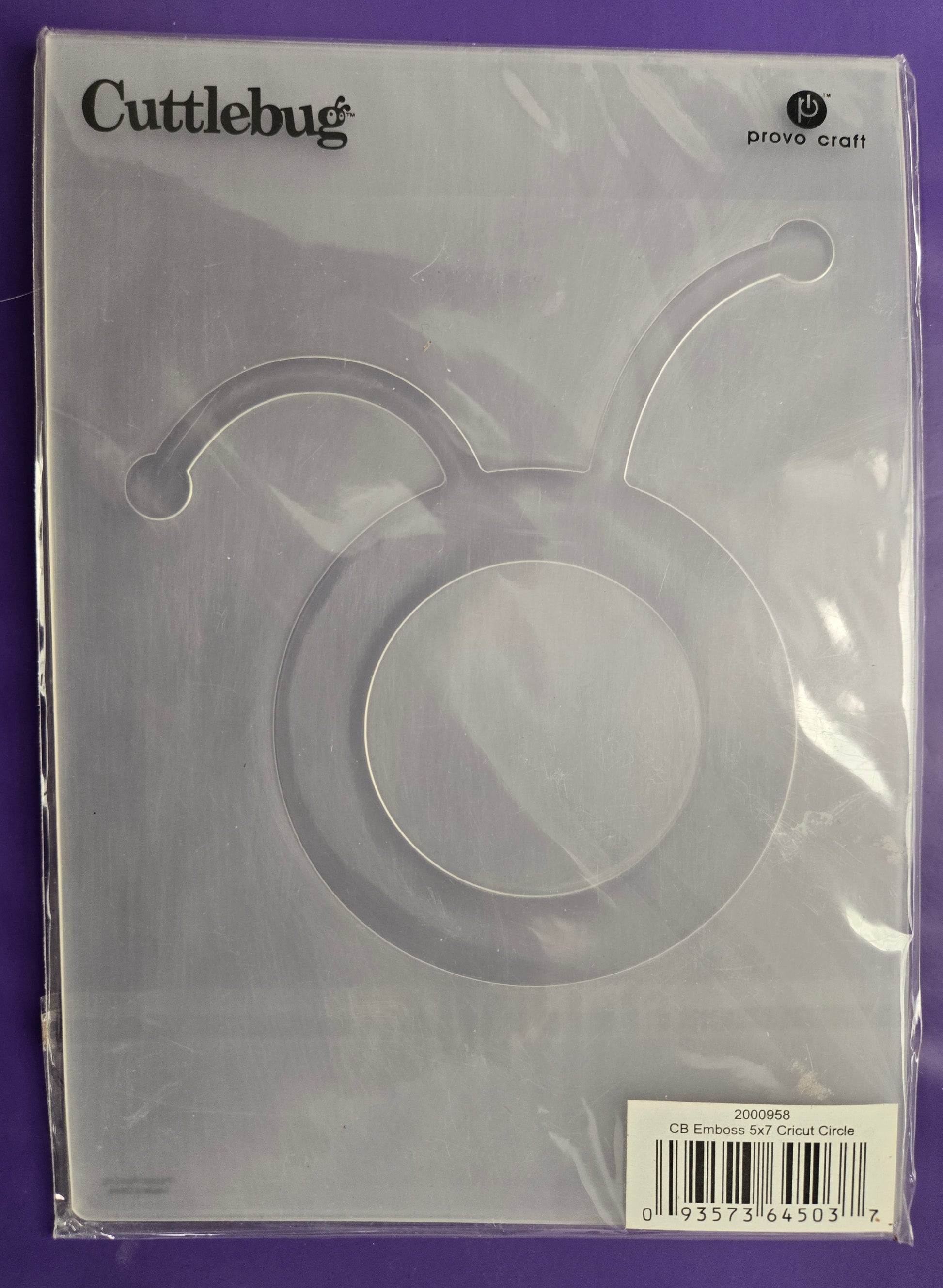 Cuttlebug Cricut Cutie Embossing Folder