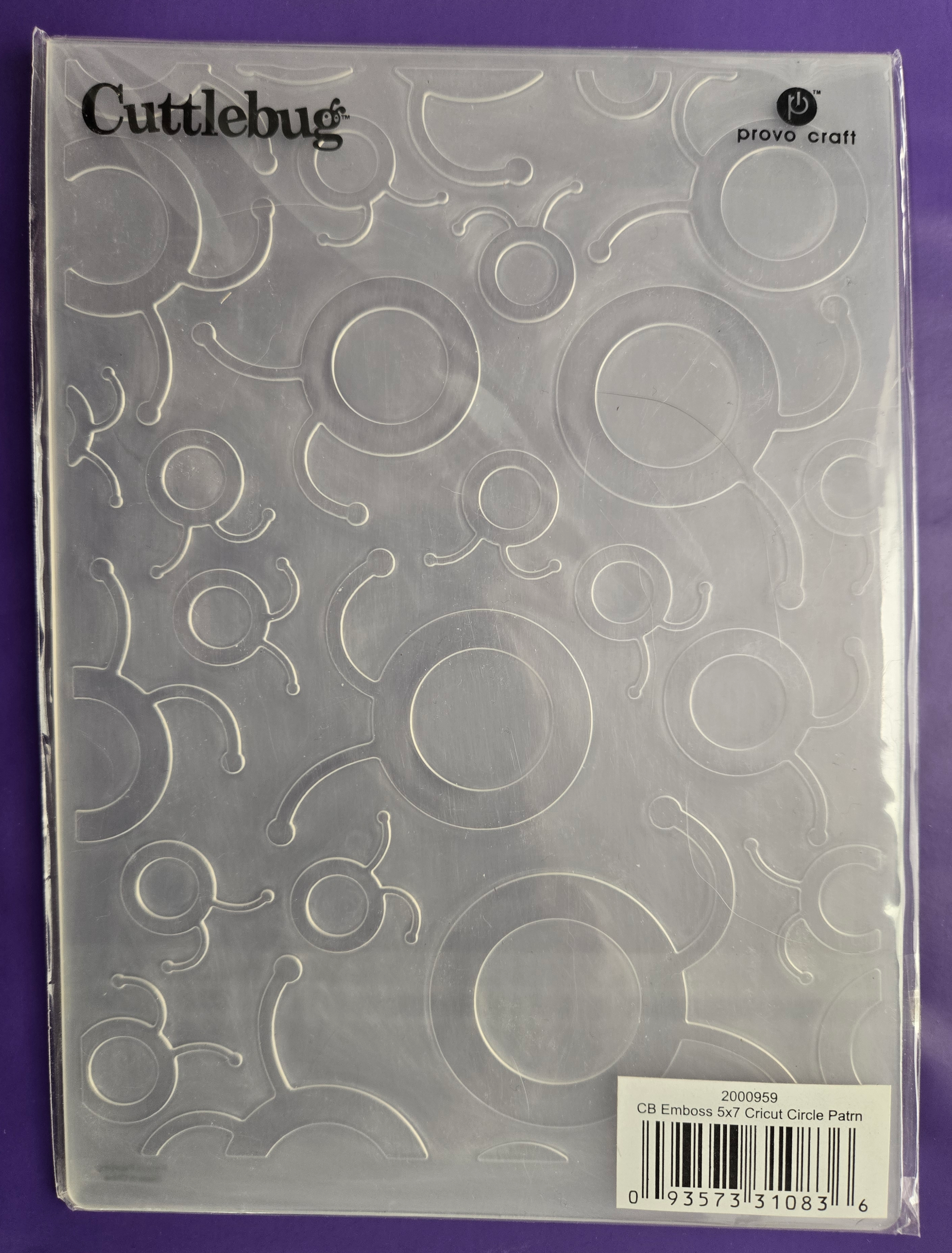 Cuttlebug Cricut Cutie Pattern Embossing Folder