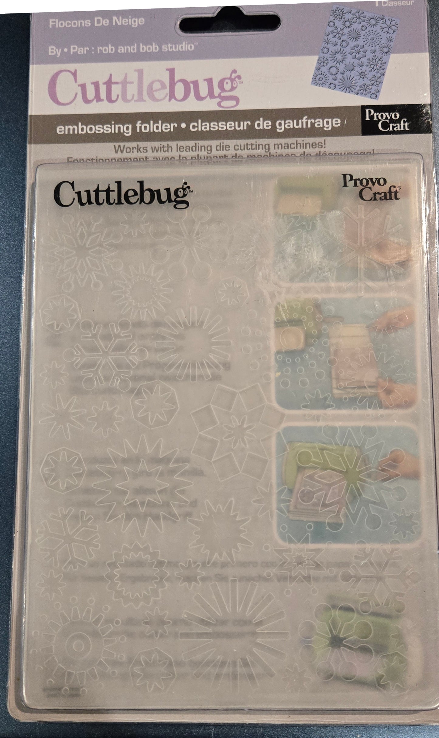 Cuttlebug Snowflakes Embossing Folder