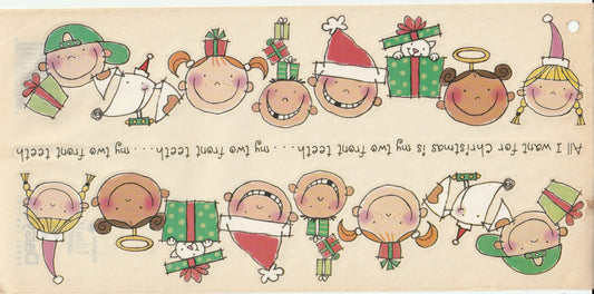 Daisy Ds two Front Teeth Christmas Stickers