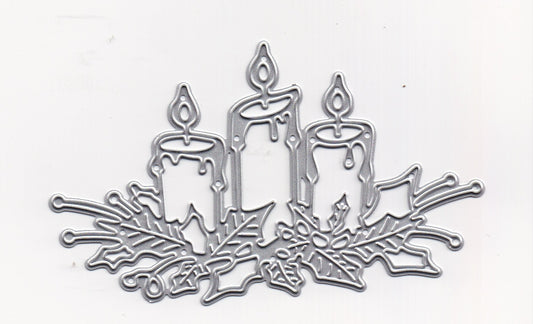Christmas Candle Die