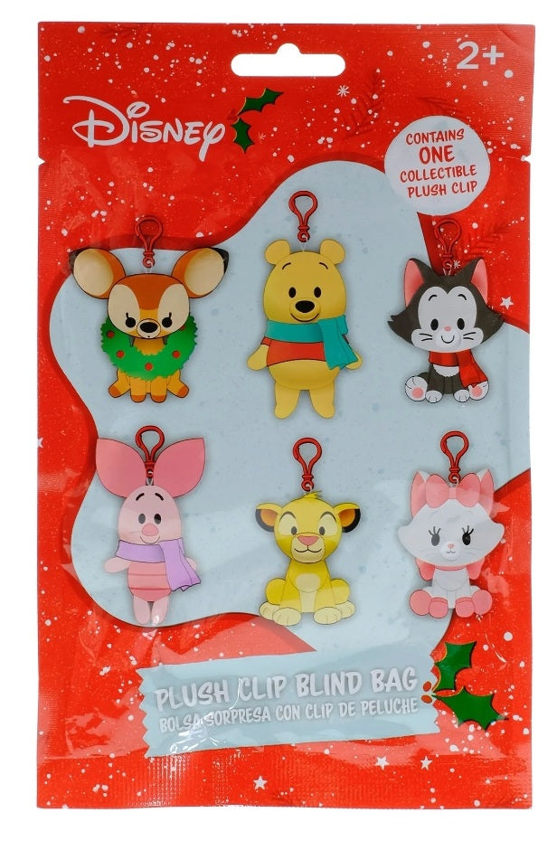 Disney Christmas Plush Clip On