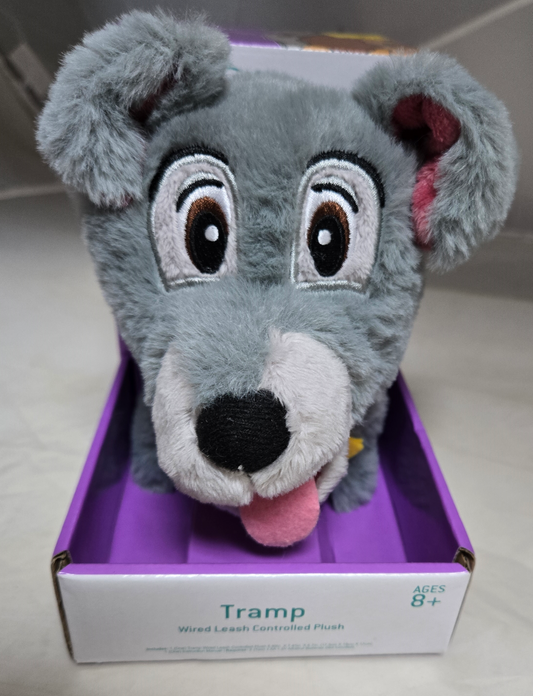Tramp - Disney Lady & The Tramp Leash Controlled Plush - NIB