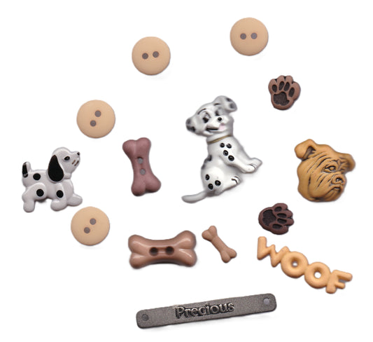 Dog Button Assortment
